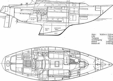 Layout Asmus KG Yachtbau Hanseat 70