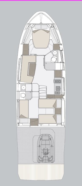 Atlantis45-Lower-deck Azimut Atlantis 45