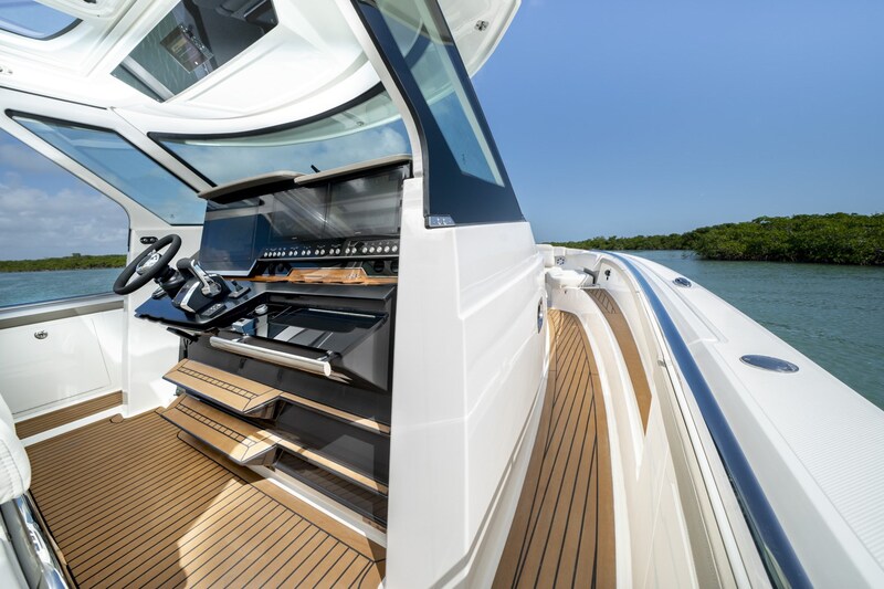 Tiara 48LS helm station detail Tiara Yachts 48 LS