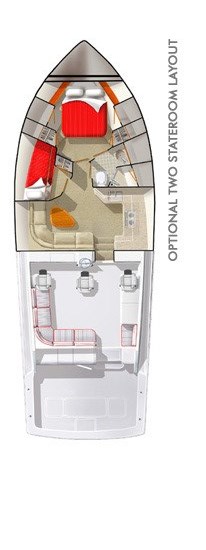 Viking 45' Open layout Viking Yachts 45' Open
