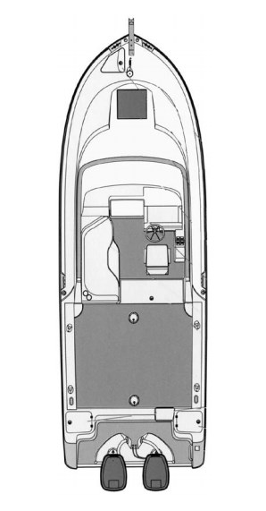 Edgewater 265 Express layout Edge Water 265 EX