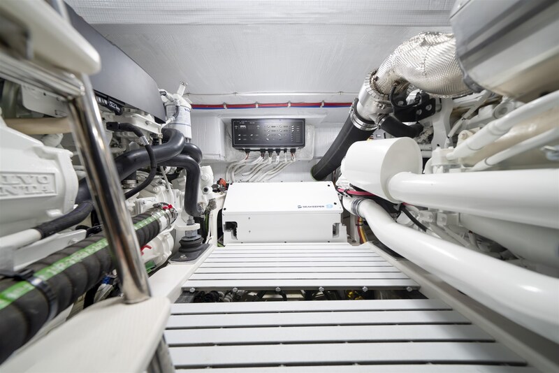 Tiara EX54 engine room detail Tiara Yachts EX 54
