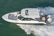 Tiara 34 LX aerial view Tiara Yachts 34 LX