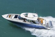 Tiara 56LS aerial Tiara Yachts 56LS