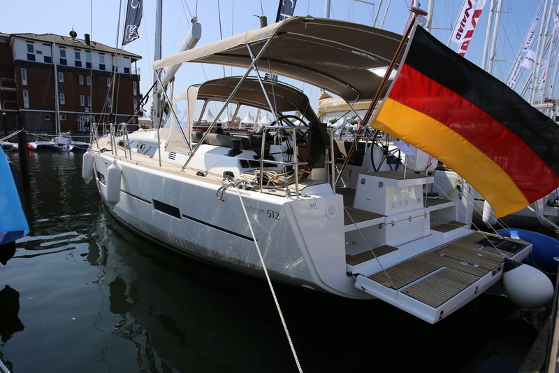 Dufour 512 Grand Large Hanseboot ancora boat show 2016