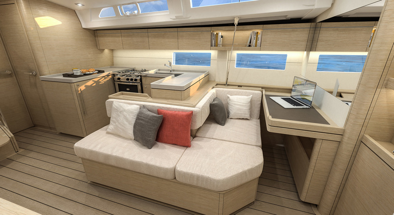 Interior New Oceanis 51.1 from Beneteau