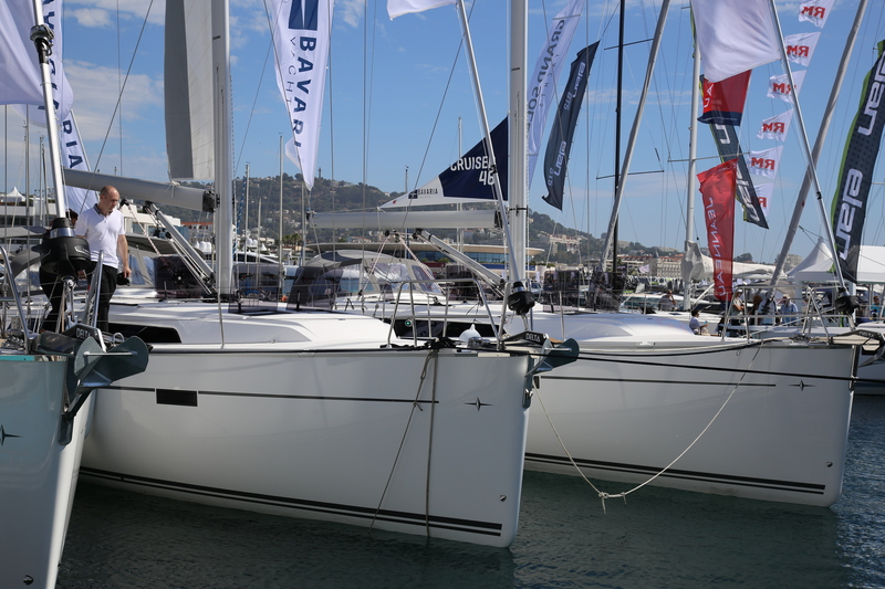 Bavaria Cruiser 46 Sailboats at Cannes Yachting Festival, monohull